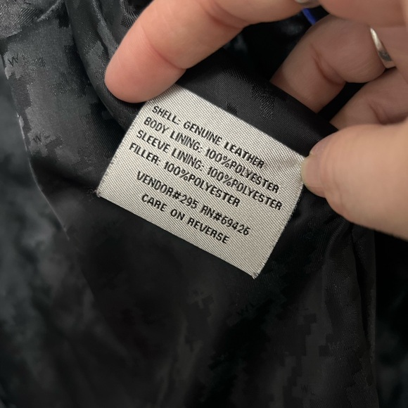 Wilsons Black Leather Jacket Women’s Large - Picture 12 of 16